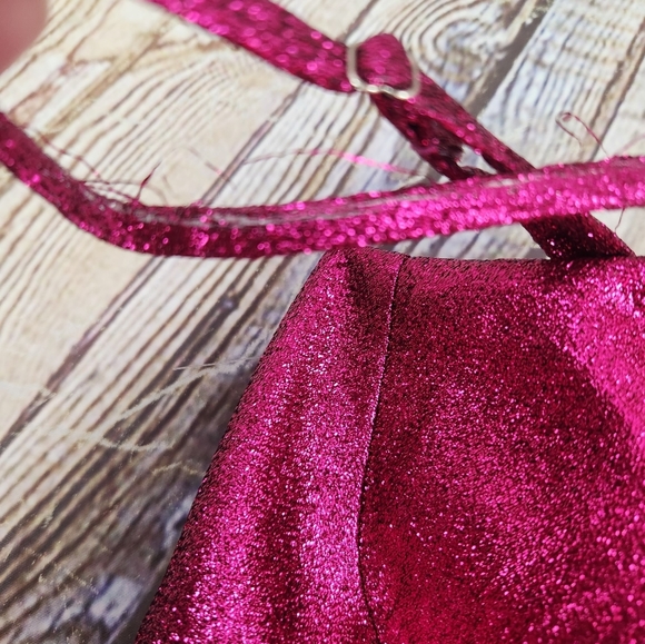 Katie May Elise Dress in Electric Pink & Mauve Size Small - Picture 14 of 14